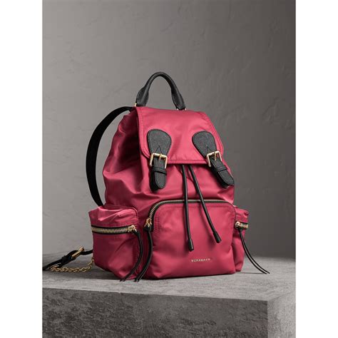 burberry rucksack medium pink|Burberry Women's The Medium Rucksack in Technical Nylon and .